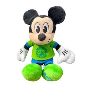 Disney World Dinoland Mickey Plush Toy Dino Institute Animal Kingdom 11” EUC